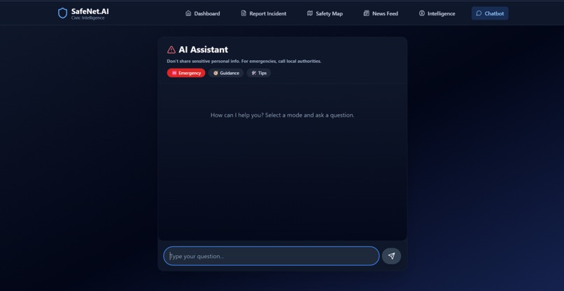 SafeNet.AI – Real-Time LLM-Powered Civic Safety Intelligence – screenshot 5