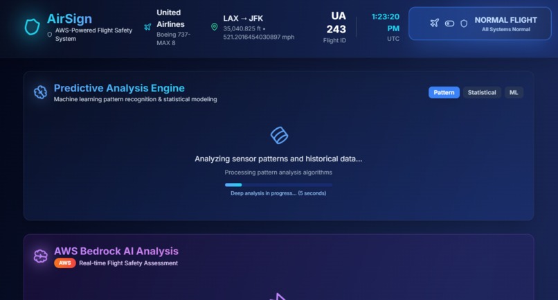 Air Sign AWS-Powered Flight Safety System – screenshot 1