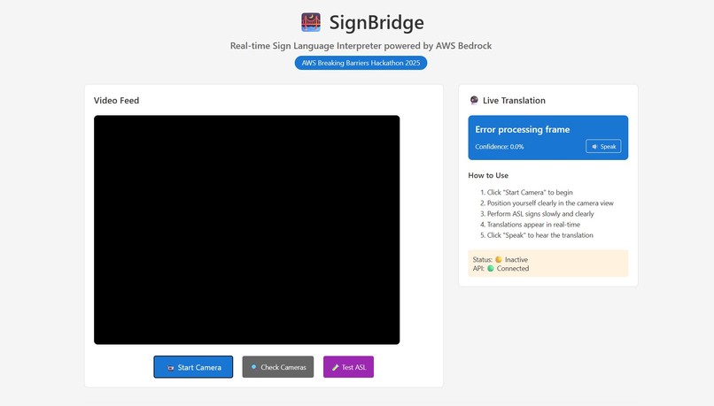 Sign Bridge - Personal Sign Language Translation – screenshot 2