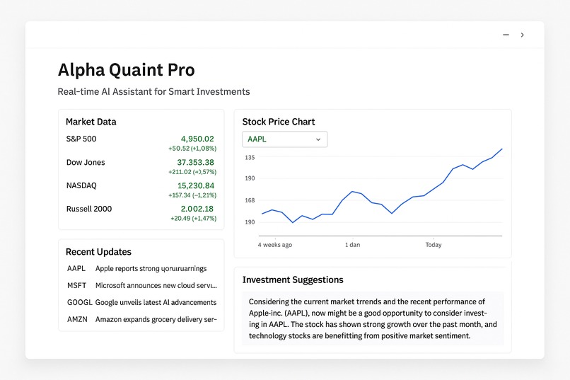 Alpha Quaint Pro – AI Financial Assistant – screenshot 1