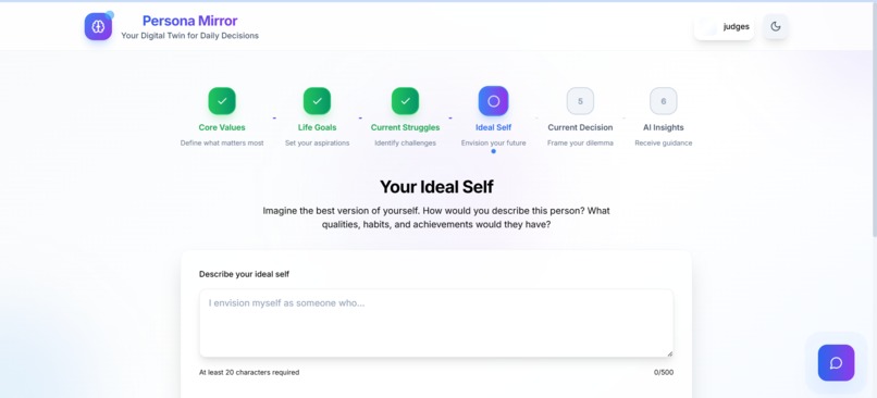 Persona Mirror-Your AI Digital Twin – screenshot 1