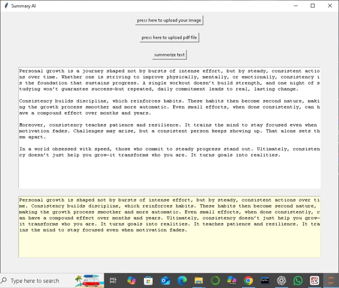 Summary AI – screenshot 1