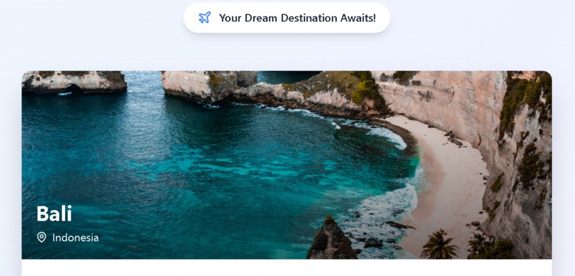 Dream Travel Generator App – screenshot 4