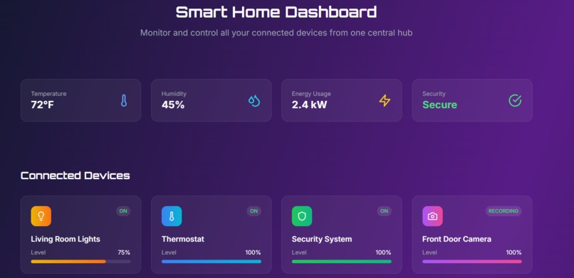 HomeWhisper - Smart Home IoT Command Center – screenshot 7
