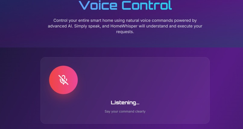 HomeWhisper - Smart Home IoT Command Center – screenshot 6