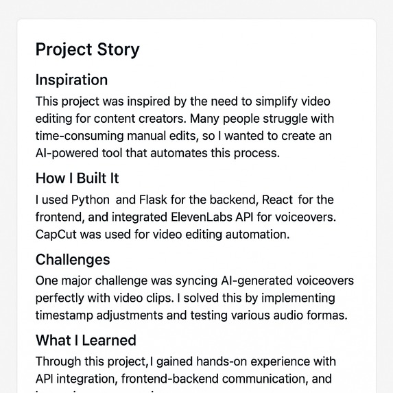 AI Shorts Studio – screenshot 1