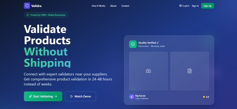 Validra – screenshot 1