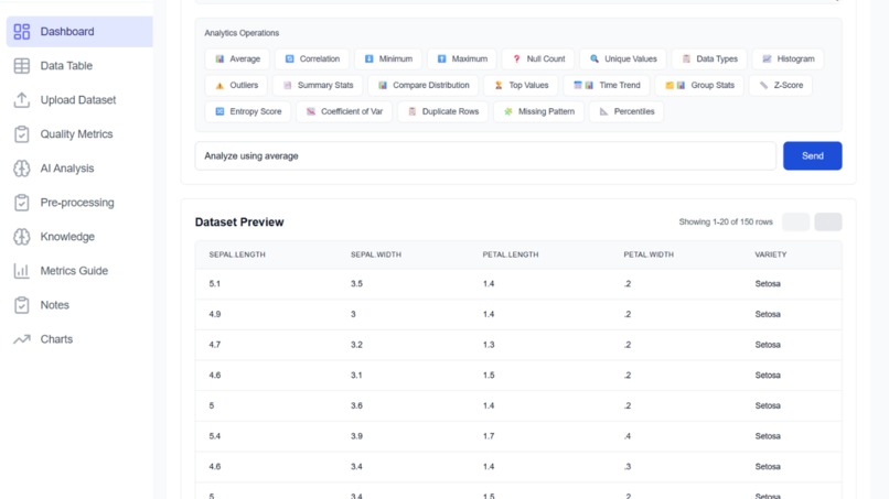 Smart Data Analyser powered by AI Agents & Deep Learning – screenshot 1