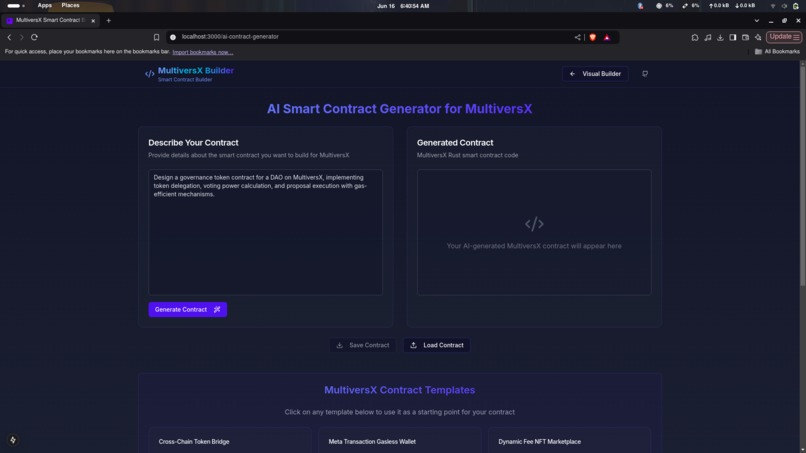 MultiverseXcontract builder – screenshot 2