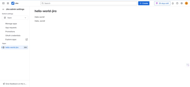 Hello_world – screenshot 1