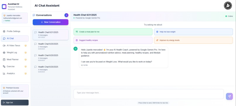 AuraHeal AI – screenshot 2