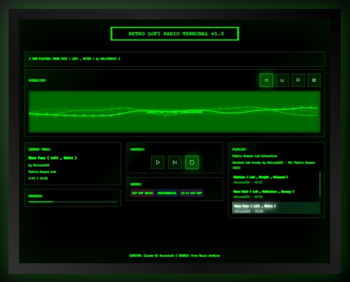 Retro Lofi Radio – screenshot 1