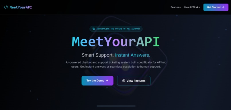 MeetYourAPI – screenshot 1