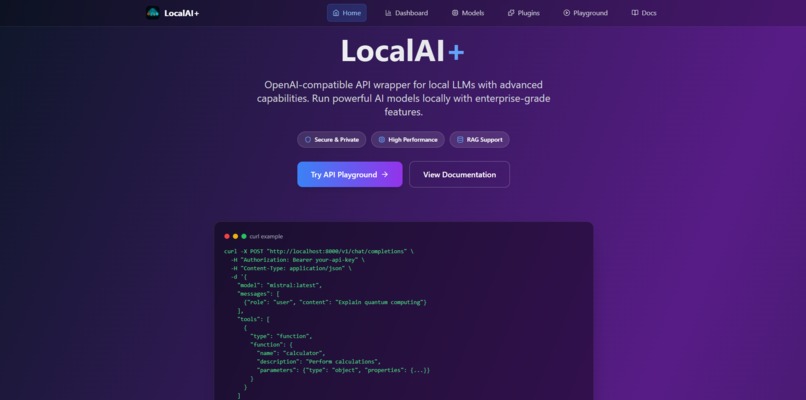 LocalAI+ – screenshot 2