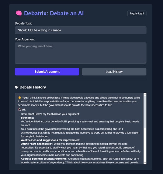 Debatrix – screenshot 1