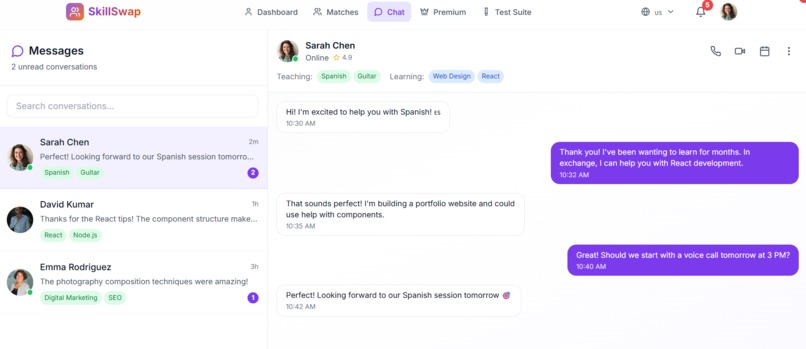SkillSwap – screenshot 7