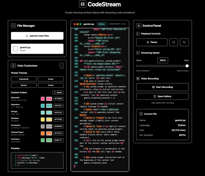 CodeStream – screenshot 1