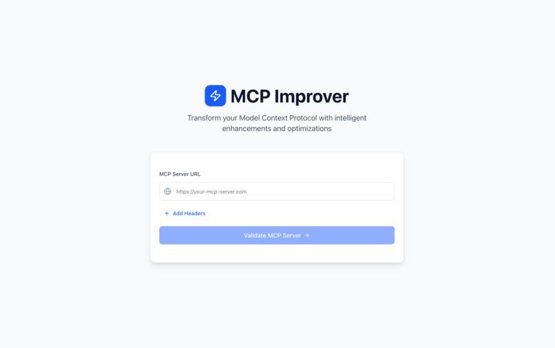 MCP Improver – screenshot 2