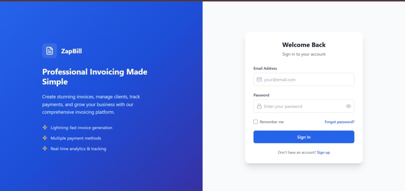 ZapBill – screenshot 2