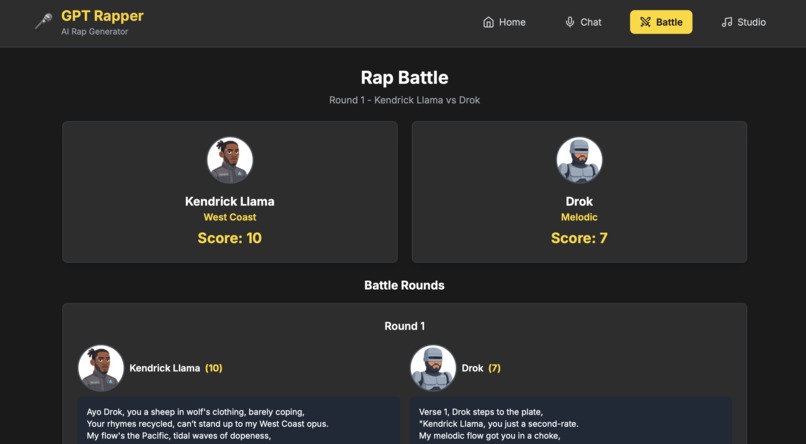 GPT Rappers – screenshot 2