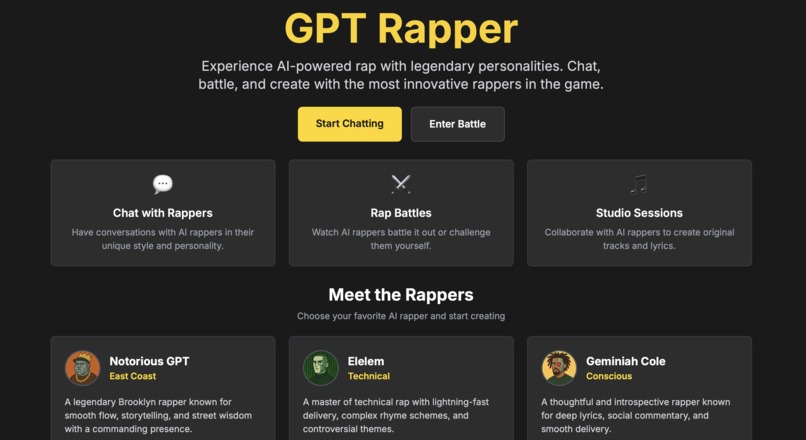GPT Rappers – screenshot 1