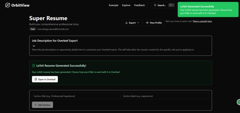 OrbitView – screenshot 2
