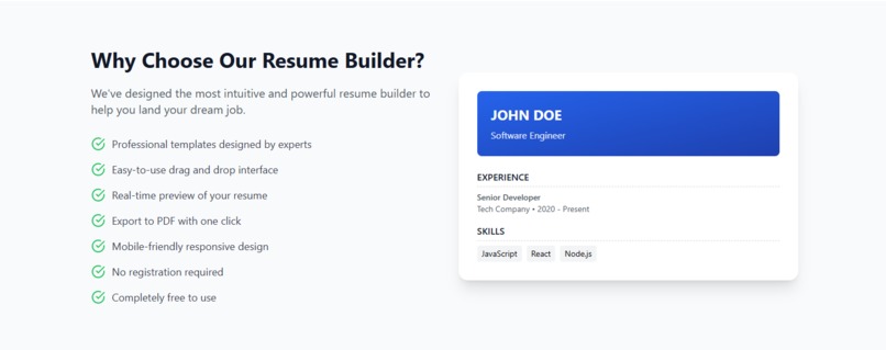 Resume Builder – screenshot 2