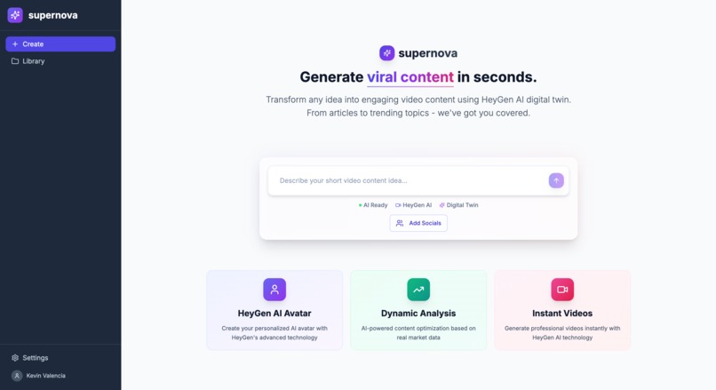 supernova – screenshot 2