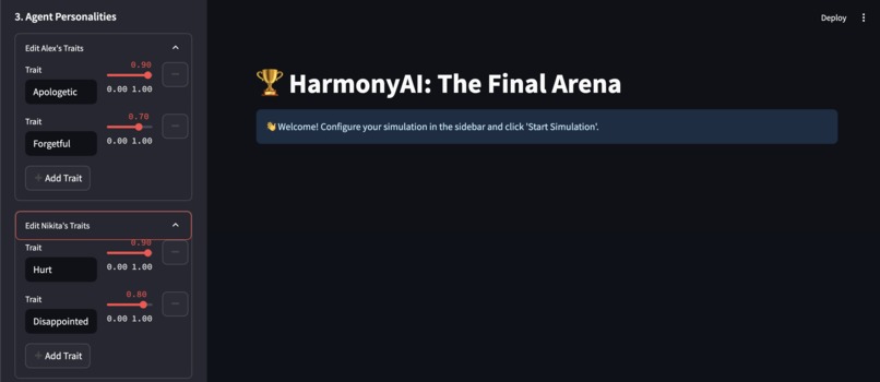 HarmonyAI Project – screenshot 1