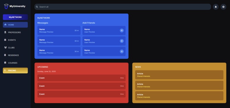 MyUniversity – screenshot 3