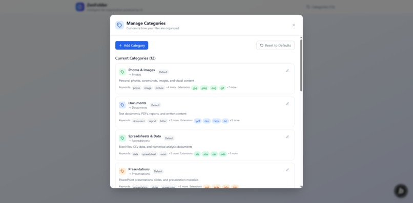 Zenfolder – screenshot 1
