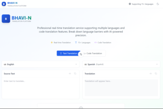 Bhavi-N :Real -time Ai Translation