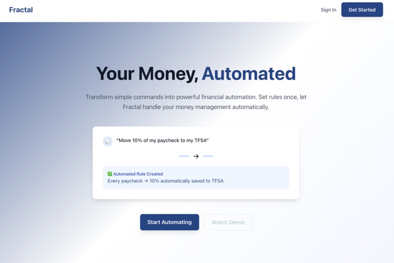 Fractal Finance – screenshot 2
