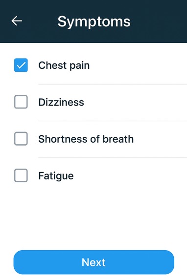 SynaCore: A Digital Cardiac Wellness Assistant – screenshot 3