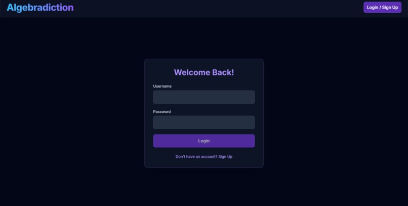 Algebradiction – screenshot 1