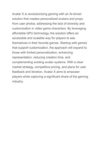 Avatar X – screenshot 1