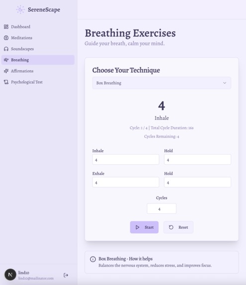 SereneSpace – screenshot 1