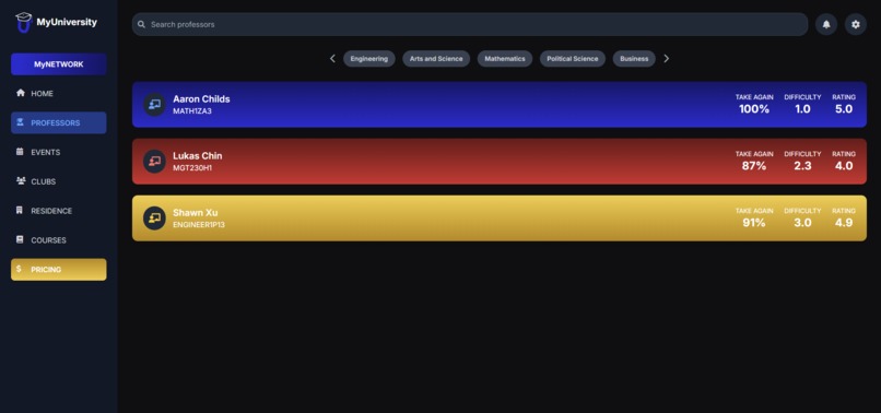 MyUniversity – screenshot 4