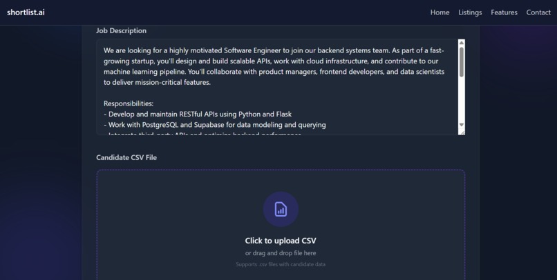 Shortlist.Ai – screenshot 3