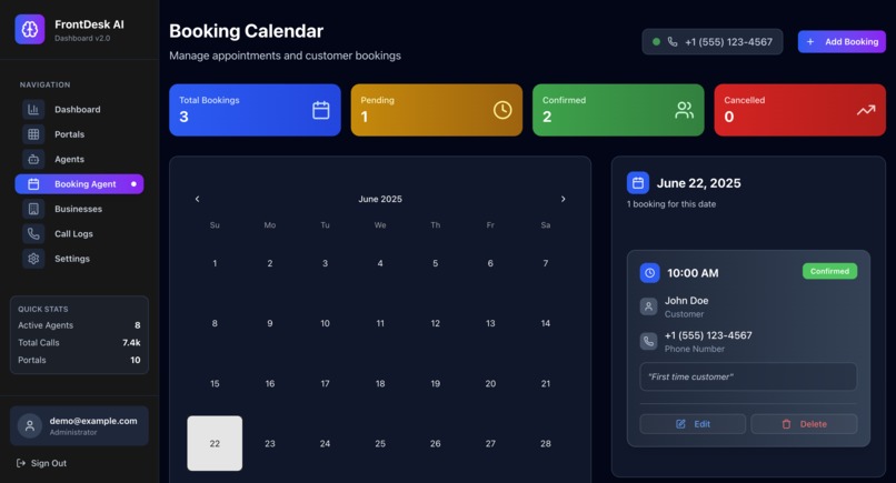 FrontDesk AI – screenshot 2
