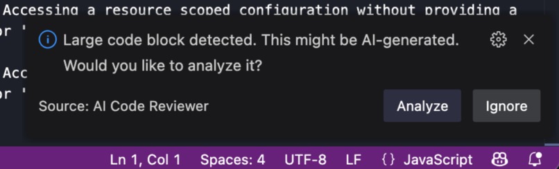 AI Code Reviewer – screenshot 1