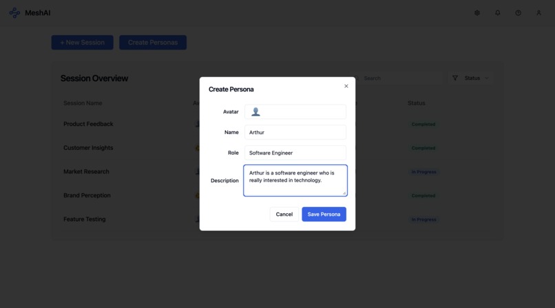 Mesh AI – screenshot 1