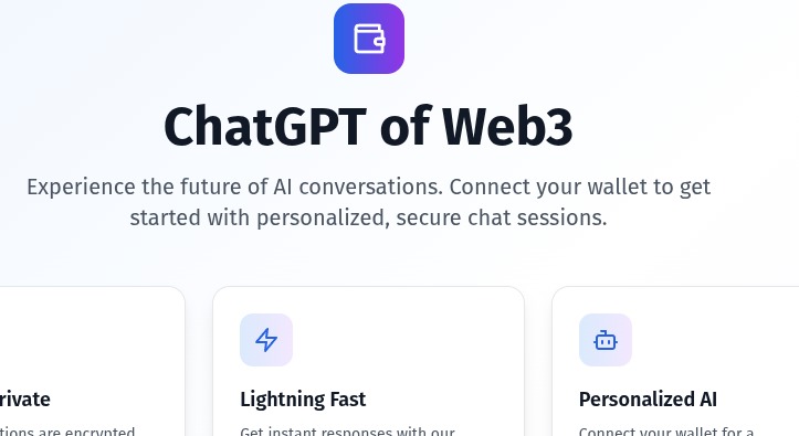 chatgpt of web3 – screenshot 1