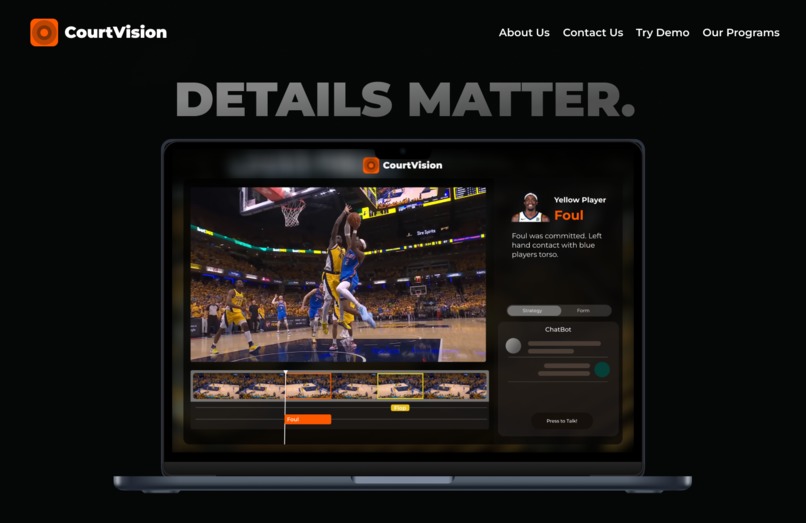 CourtVision – screenshot 2