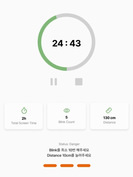 Blink-FIT – screenshot 4