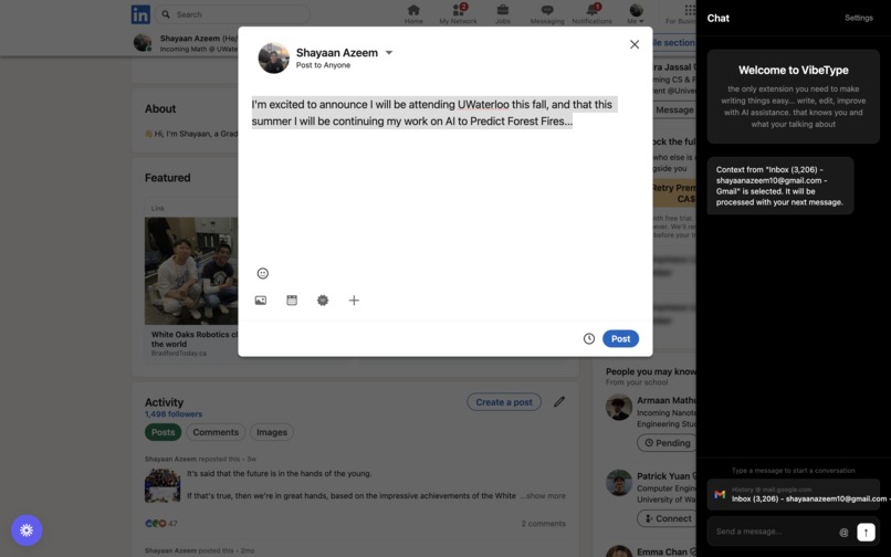 VibeType – screenshot 1