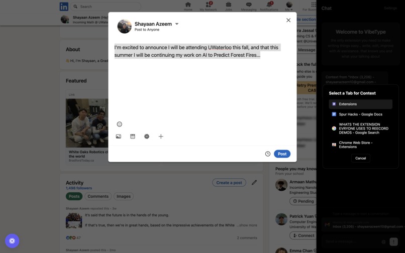 VibeType – screenshot 2