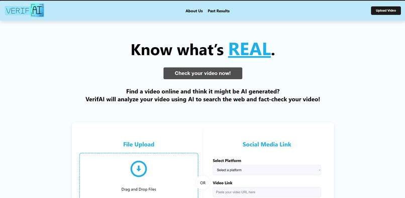 VerifAI – screenshot 2