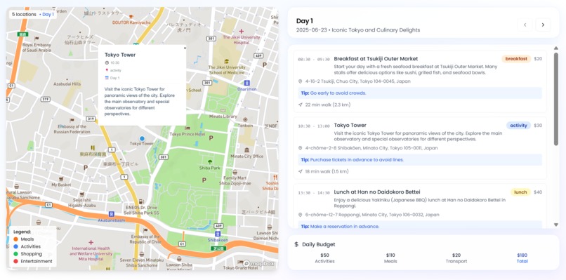 TravelGenie – screenshot 1