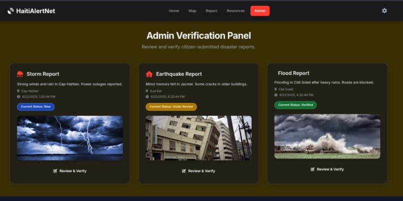 HaitiAlertNet – screenshot 5